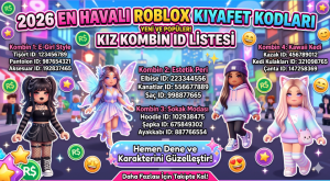 2026 En Havalı Roblox Kıyafet Kodları – Kız Kombin ID Listesi