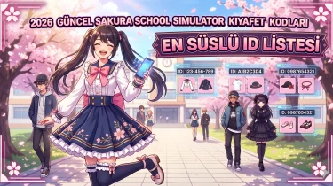 2026 Güncel Sakura School Simulator Kıyafet Kodları – En Süslü ID Listesi