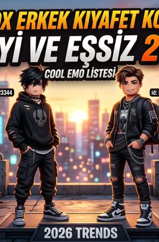 Roblox Erkek Kıyafet Kodları: En İyi ve Eşsiz 2026 Cool Emo Listesi