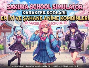 Sakura School Simulator Karakter Kodları: En İyi ve Şahane Anime Kombinleri