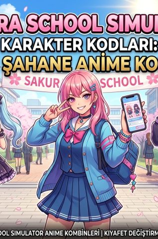 Sakura School Simulator Karakter Kodları: En İyi ve Şahane Anime Kombinleri