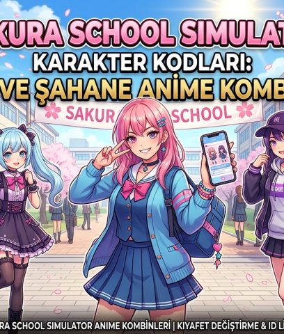 Sakura School Simulator Karakter Kodları: En İyi ve Şahane Anime Kombinleri