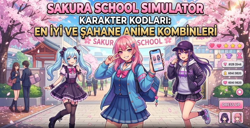 Sakura School Simulator Karakter Kodları: En İyi ve Şahane Anime Kombinleri